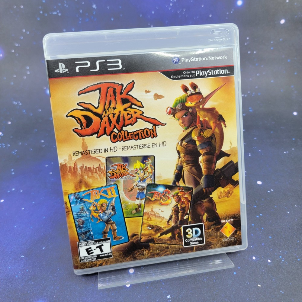 Jak and Daxter Collection Sony PS3 Remastered HD Trilogy Video Game No Manual